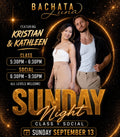 Sunday pre party class and social.   (35$ at door)